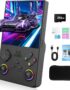 GWALSNTH V40 MAX Retro Handheld Game Console, 40000 Games Preloaded 256G TF Card, Built-in 49+ Emulators, 4.0 Inch 4K HD IPS Screen, 4000mAh Battery, Portable Pocket Video Game Console (Black Color)