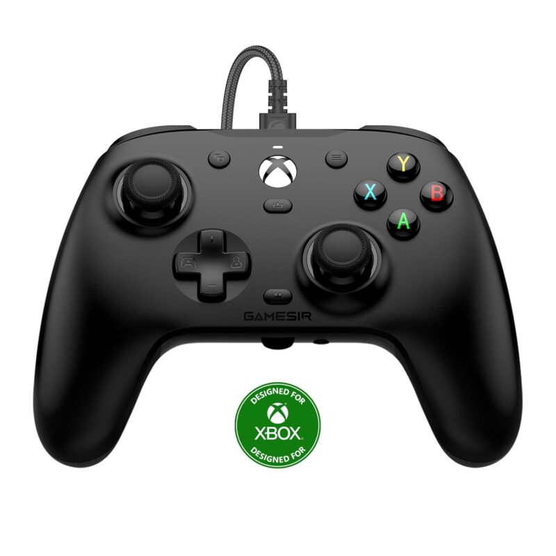 GameSir G7 HE Wired Xbox Controller, Officially licensed Controller for Xbox Series X|S, Xbox One, Windows 10|11, PC, Video Game Controller with Hall Effect Sticks (Black)