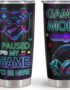 Gamer Gifts, Cool Gifts for Men Teenage Boyfriend Teen Boys Girls, Gaming Mug, Video Game Cup, Birthday Present for Game Lovers Tumbler 20oz 1 PC