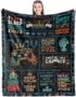 Gamer Gifts for Boys/Men/Girls/Women, Best Gaming Gifts for Video Game Lover, Game Room Decor for Gamers, Birthday Gameboy Blanket for Teens/Kids Soft Throw 50" x 60"