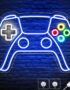 Gamer Neon Sign, Gamepad Shaped LED Neon Sign for Gamer Room Decor, Gaming Neon Sign for Boys Room Decor, Neon Gaming Sign for Gaming Wall Decor, USB Powered Gamer Gifts for Teens, Boys, Kids