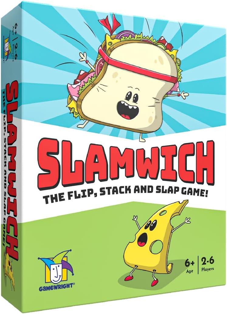 Gamewright – Slamwich – A Fast Flipping Card Game for Kids – Ages 6 and Up – Great for Family Game Night Gamewright – Slamwich – A Fast Flipping Card Game for Kids – Ages 6 and Up – Great for Family Game Night