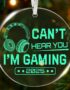 Gaming Ornaments for Christmas Tree - Innovative Gamer Ornaments 2025 Design, Gifts for Video Games Lovers, Unique Headphone Ornament, 'Can't Hear You, I'm Gaming' Theme, Ideal Gift for Gamers
