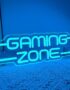 Gaming Zone Neon Sign,Game Zone Neon Sign for Teens Gamer Room Decor，Gaming Light Neon Sign for Gaming Wall Decor，Led Neon Gaming Sign for Gamer Gifts Boys
