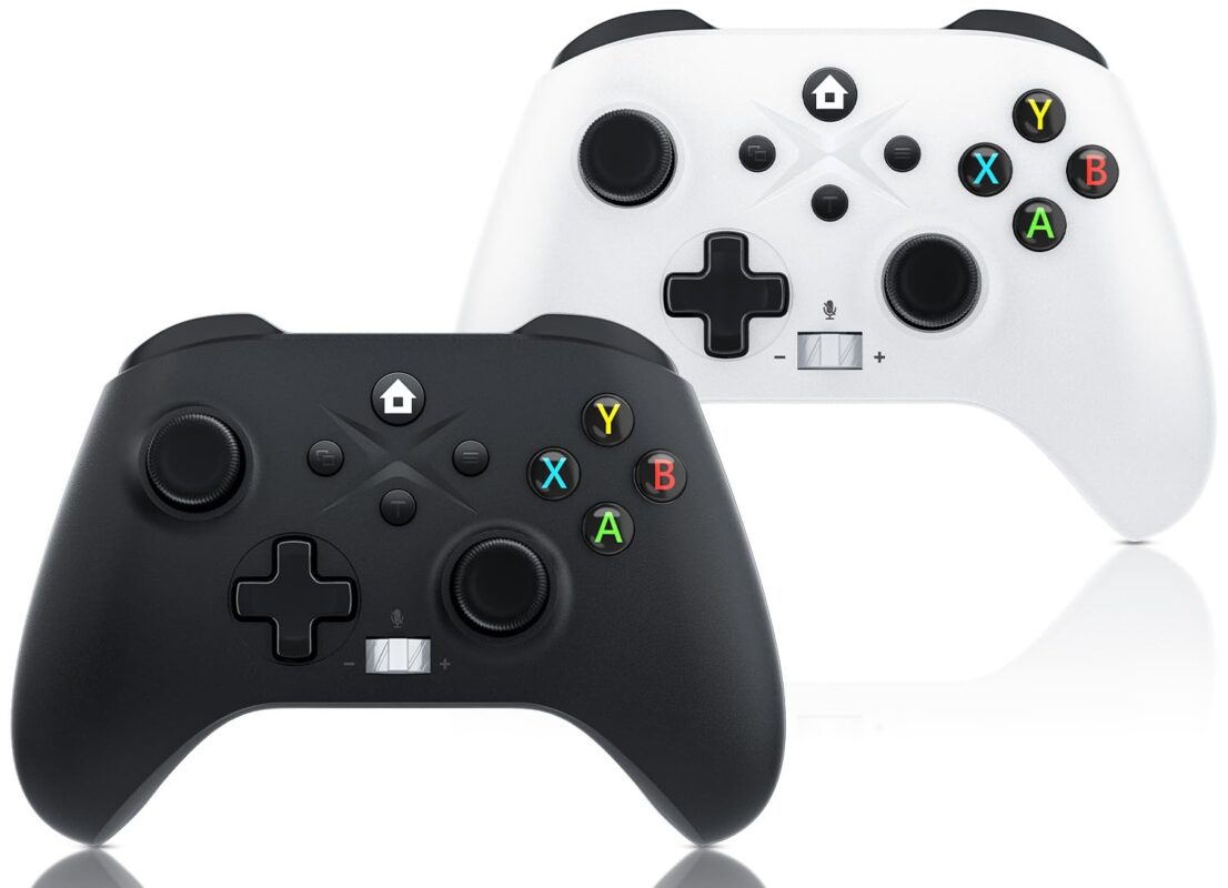 Gamrombo 2 Pack Wireless for Controller Series X|S, One & Windows 10/11, PC Steam Games, Built-in Audio Jack & Volume Button/Turbo/Macro/Dual Vibration, with 2.4GHz Adapter - Need to upgrade