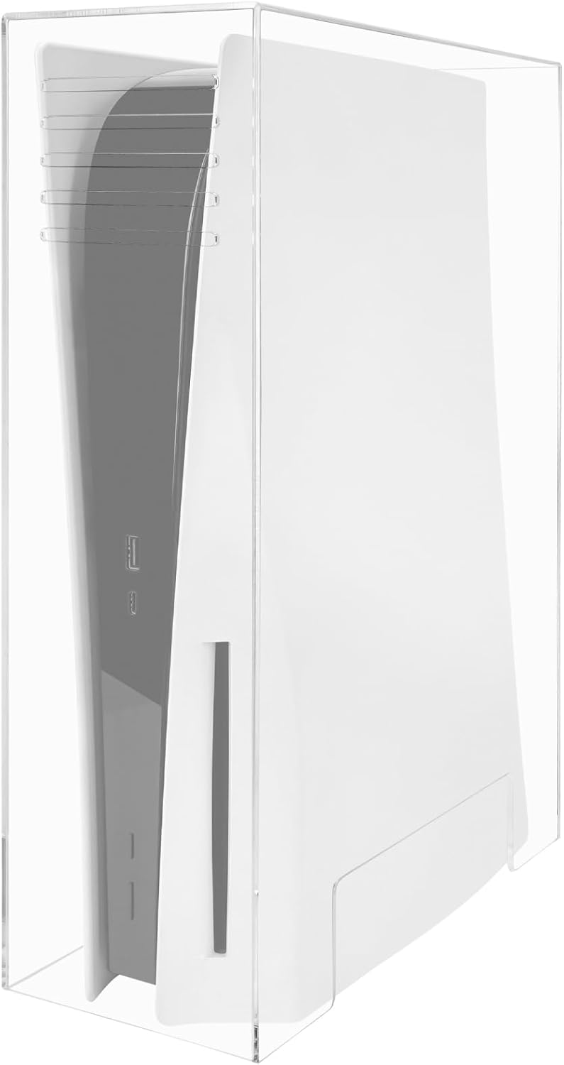 Geekria Acrylic Dust Cover Compatible with Sony PlayStation 5, PS5 Slim, PS5 Pro Console, Anti Scratch Waterproof Protective Display Case (Clear) Geekria Acrylic Dust Cover Compatible with Sony PlayStation 5, PS5 Slim, PS5 Pro Console, Anti Scratch Waterproof Protective Display Case (Clear)