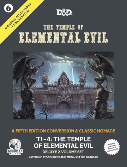Goodman Games: Original Adventures Reincarnated #6: The Temple of Elemental Evil, Fully Playable Mega-Dungeon and Mini-Campaign