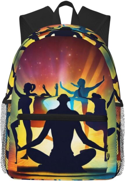 Gymnastics Game Print Backpack For Women Men,Travel Laptop Backpack,Computer Bag,Casual Backpack Travel Bag