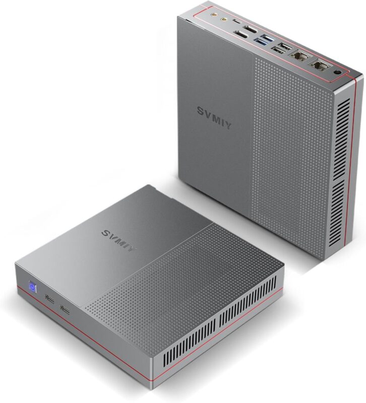 HI3 Mini Gaming PC, RTX 2050, Core i5 12450H, 16GB DDR5 RAM 512GB NVME SSD,Micro Gamer Desktop Computer with Graphics Card, Small Prebuilt PC, Dual HDMI/Dual LAN/WIFI6 AX/Work/Home/Office