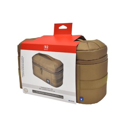 HORI Compact Carry All (Sand) Carrying Case for Nintendo Switch 2 – Officially Licensed by Nintendo