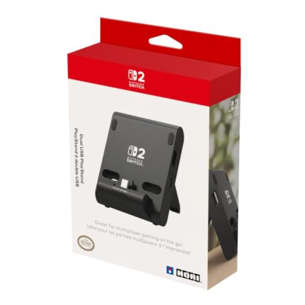 HORI Dual USB PlayStand for Nintendo Switch 2 – Officially Licensed by Nintendo