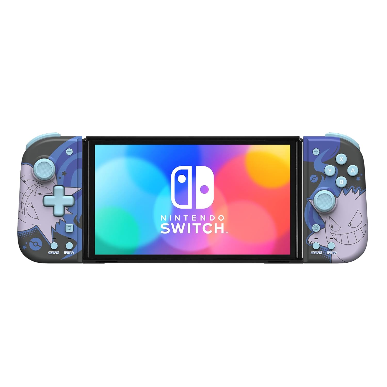HORI Nintendo Switch Split Pad Compact (Gengar) – Ergonomic Controller for Handheld Mode – Officially Licensed by Nintendo & Pokémon HORI Nintendo Switch Split Pad Compact (Gengar) – Ergonomic Controller for Handheld Mode – Officially Licensed by Nintendo & Pokémon