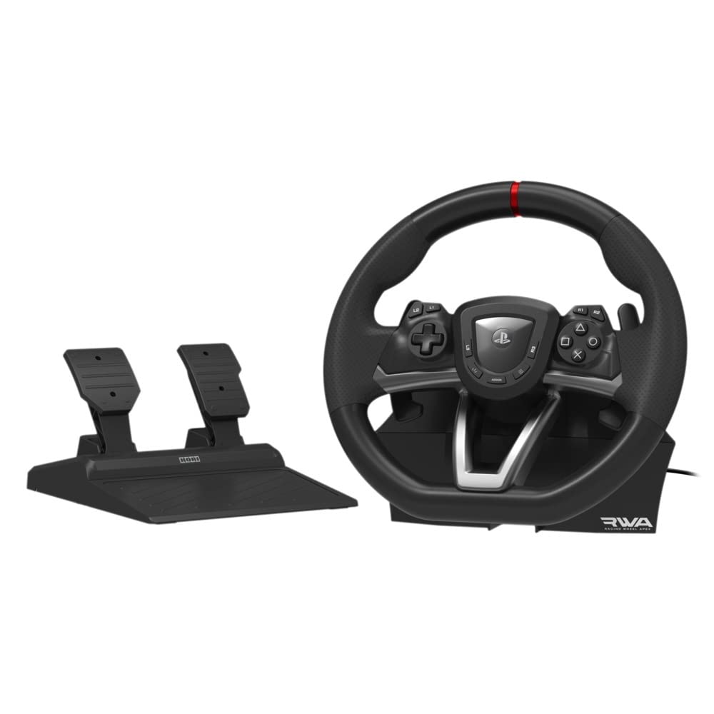 HORI Racing Wheel Apex for Playstation 5, PlayStation 4 and PC – Officially Licensed by Sony – Compatible with Gran Turismo 7 HORI Racing Wheel Apex for Playstation 5, PlayStation 4 and PC – Officially Licensed by Sony – Compatible with Gran Turismo 7
