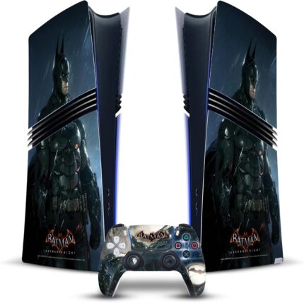 Head Case Designs Officially Licensed Batman Arkham Knight Batman Graphics Vinyl Sticker Gaming Skin Decal Compatible With Sony PlayStation 5 PS5 Pro Digital Edition Console & DualSense Controller