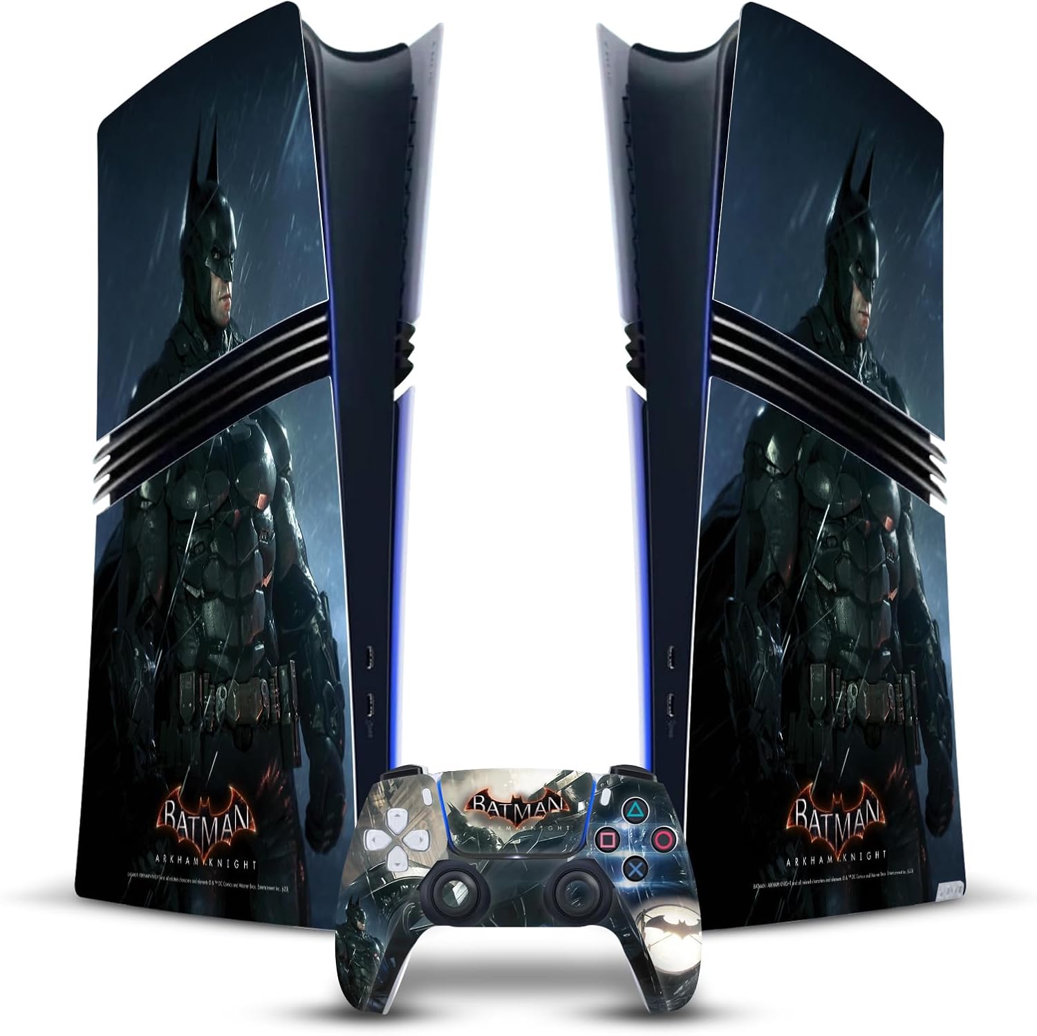 Head Case Designs Officially Licensed Batman Arkham Knight Batman Graphics Vinyl Sticker Gaming Skin Decal Compatible With Sony PlayStation 5 PS5 Pro Digital Edition Console & DualSense Controller Head Case Designs Officially Licensed Batman Arkham Knight Batman Graphics Vinyl Sticker Gaming Skin Decal Compatible With Sony PlayStation 5 PS5 Pro Digital Edition Console & DualSense Controller