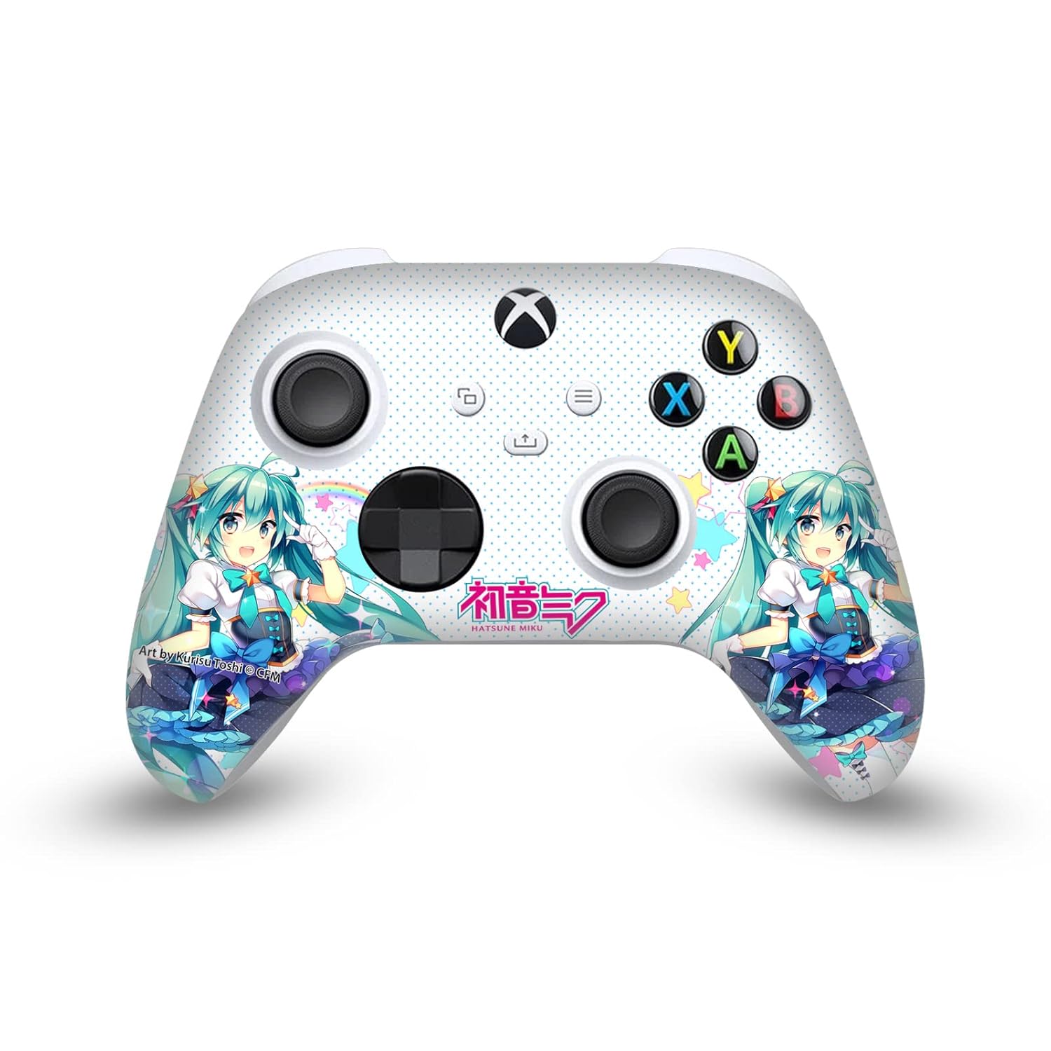 Head Case Designs Officially Licensed Hatsune Miku Stars And Rainbow Graphics Vinyl Sticker Gaming Skin Decal Cover Compatible With Xbox Series X/S Controller Head Case Designs Officially Licensed Hatsune Miku Stars And Rainbow Graphics Vinyl Sticker Gaming Skin Decal Cover Compatible With Xbox Series X/S Controller