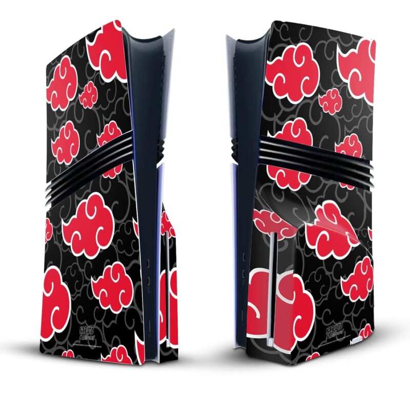 Head Case Designs Officially Licensed Naruto Shippuden Akatsuki Iconic Vinyl Sticker Gaming Skin Decal Cover Compatible With Sony PlayStation 5 PS5 Pro Disc Edition Console