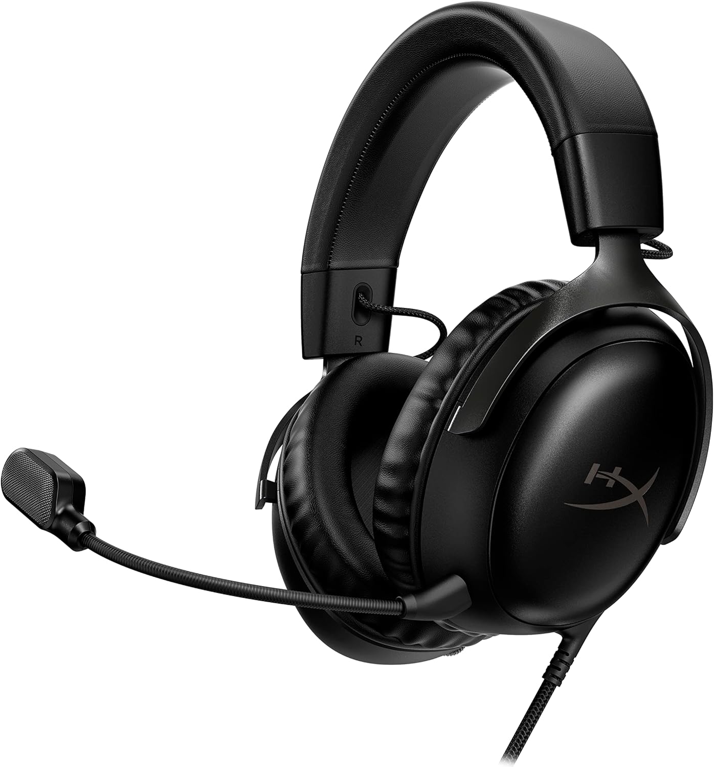 HyperX Cloud III – Wired Gaming Headset, PC, PS5, Xbox Series X|S, Angled 53mm Drivers, DTS Spatial Audio, Memory Foam, Durable Frame, Ultra-Clear 10mm Mic, USB-C, USB-A, 3.5mm – Black HyperX Cloud III – Wired Gaming Headset, PC, PS5, Xbox Series X|S, Angled 53mm Drivers, DTS Spatial Audio, Memory Foam, Durable Frame, Ultra-Clear 10mm Mic, USB-C, USB-A, 3.5mm – Black