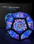 Infinity Mirror Light Infinite Dodecahedron Color Art Light for Gaming Room Decor 3D Hyper Cube RGBW Color Changing Night Lighting for Computer Gaming Desk Birthday Christmas Gift