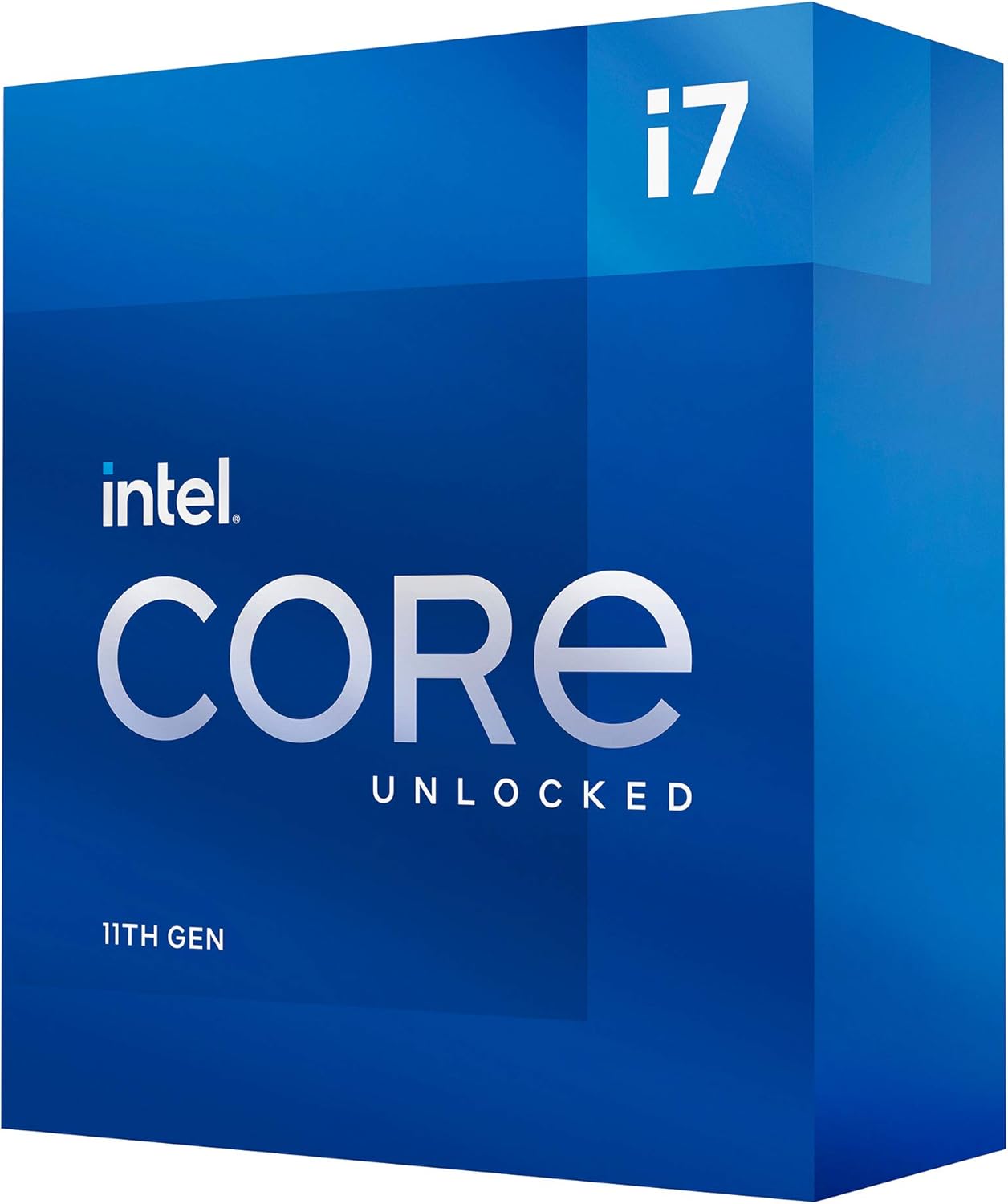 Intel® Core™ i7-11700K Desktop Processor 8 Cores up to 5.0 GHz Unlocked LGA1200 (Intel 500 Series & Select 400 Series Chipset) 125W Intel® Core™ i7-11700K Desktop Processor 8 Cores up to 5.0 GHz Unlocked LGA1200 (Intel 500 Series & Select 400 Series Chipset) 125W