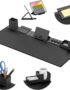 KDD Desk Pad Mat Set, 6 in 1 Mouse Mat with Magnetic Desktop Storage Accessories DIY Feature for Phone and Tablet Stand/Cup Holder/Pen Card Holder/Cable Management for Home Office Accessories