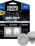 KontrolFreek FPS Freek Galaxy White for PlayStation 4 (PS4) and PlayStation 5 (PS5) | Performance Thumbsticks | 1 High-Rise, 1 Mid-Rise | White