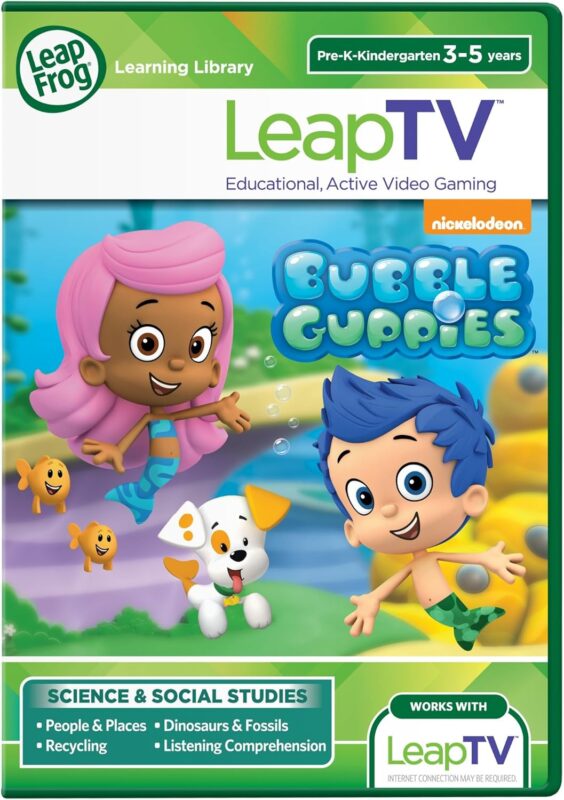 LeapFrog LeapTV Nickelodeon Bubble Guppies Educational, Active Video Game