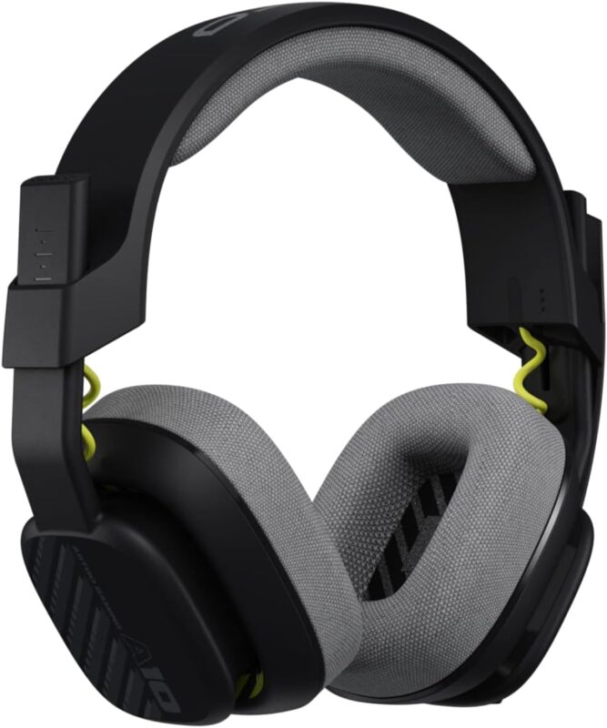 Logitech G Astro A10 Gen 2 Cross-Platform Wired Gaming Headset for PlayStation 5/4, Xbox S|X, Nintendo Switch, PC: 3.5mm Headphone Jack, 32mm Drivers, Flip-to-Mute Mic, Over-Ear - Black/Xbox Edition