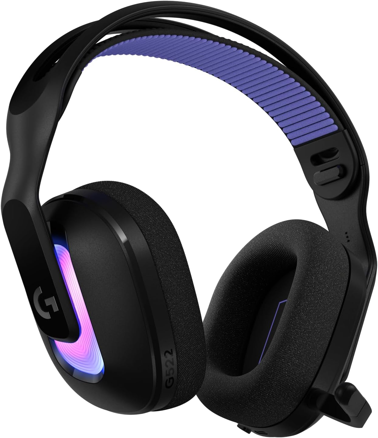 Logitech G522 Lightspeed Wireless Gaming Headset, LIGHTSYNC RGB, Full Bandwidth Mic & Advanced Synchronized Audio, Tri-Connectivity with Lightspeed, Bluetooth, USB-A to USB-C for PC – Black Logitech G522 Lightspeed Wireless Gaming Headset, LIGHTSYNC RGB, Full Bandwidth Mic & Advanced Synchronized Audio, Tri-Connectivity with Lightspeed, Bluetooth, USB-A to USB-C for PC – Black
