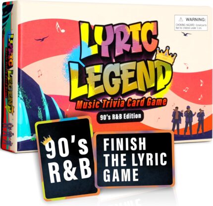 Lyric Legend 90’s R&B – The Ultimate Music Trivia Game to Finish The Lyrics! 576 Lyrical Answers and A Playlist So You Can Sing Along! Perfect Game Night Fun for Groups of Adults!