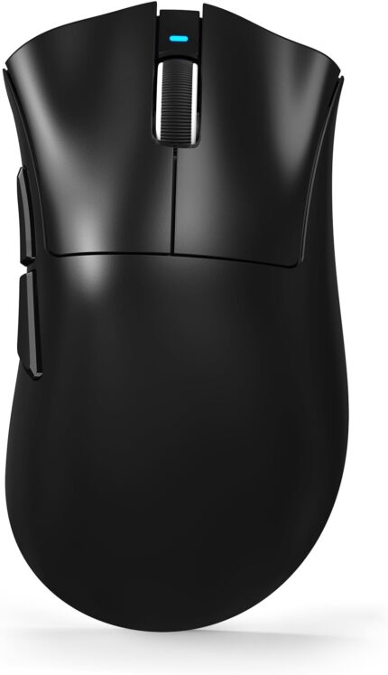 MAMBASNAKE × Attack Shark V3 Wireless Gaming Mouse,Adjustable 25K DPI PAW3311 Optical Sensor,Ergonomic 62g Lightweight 5 Programmable Buttons 500mAH Battery,2.4G/BT/USB-C Wired for PC/Mac-Black