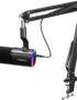 MAONO XLR/USB Gaming Microphone Kit: Dynamic PC Mic for Streaming Podcasting, Software Support, Mute Button, Gain Control, RGB Computer Mic with Boom Arm Stand, for Recording, PS4/PS5, PD100XS Black