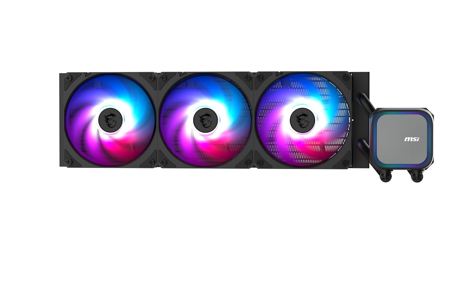 MSI MAG Coreliquid A13 360 – AIO ARGB CPU Liquid Cooler – 360mm Radiator – LGA 1700/1851 / AM5/AM4 Compatible – Triple 120mm ARGB PWM Fans, Black MSI MAG Coreliquid A13 360 – AIO ARGB CPU Liquid Cooler – 360mm Radiator – LGA 1700/1851 / AM5/AM4 Compatible – Triple 120mm ARGB PWM Fans, Black