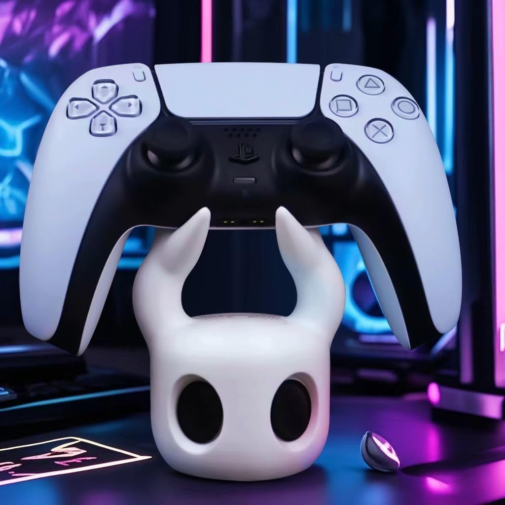 Menbis Skull Design Universal Gaming Controller Stand – 3D Printed, Minimalist White, Durable & Stylish Organizer for PS5, Xbox, Switch – Gaming Decor (Black) (White) Menbis Skull Design Universal Gaming Controller Stand – 3D Printed, Minimalist White, Durable & Stylish Organizer for PS5, Xbox, Switch – Gaming Decor (Black) (White)