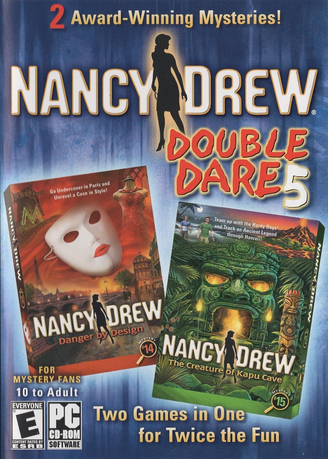 Nancy Drew Double Dare 5 (Danger by Design & The Creature of Kapu Cave) Nancy Drew Double Dare 5 (Danger by Design & The Creature of Kapu Cave)