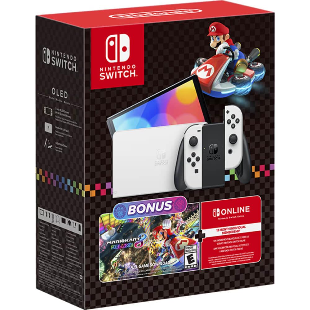 Nintendo Switch™ – OLED Model Mario Kart™ 8 Deluxe Bundle Nintendo Switch™ – OLED Model Mario Kart™ 8 Deluxe Bundle