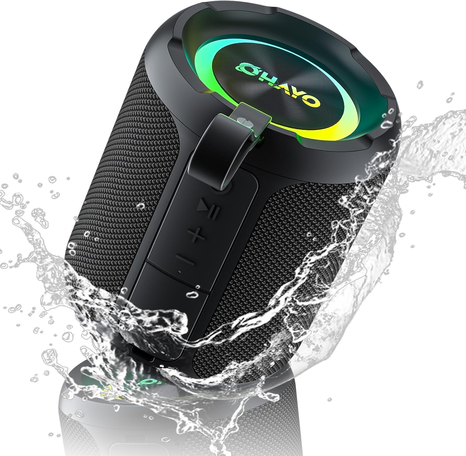 OHAYO 40W Wireless Portable Bluetooth Speaker with Lights, IPX7 Waterproof, Loud Sound, RGB Lights,TWS Pairing, AUX&TF-Card in, for Home/Party/Travel/Outdoor/Beach OHAYO 40W Wireless Portable Bluetooth Speaker with Lights, IPX7 Waterproof, Loud Sound, RGB Lights,TWS Pairing, AUX&TF-Card in, for Home/Party/Travel/Outdoor/Beach