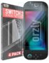 Orzly Glass Screen Protector for Nintendo Switch 2 Console 2025 Screen Size 7.9 inch 4 Pack. No Bubbles Easy Installation Anti Scratch Edition