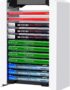 PS5 Game Storage Tower - Universal Disk Holder for 36 Games or Blu-Ray - Rack for PS4, PS5, Xbox Series X/S, Nintendo Switch and Blu-Ray Disks