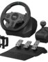 PXN V9 Gaming Racing Wheel pc Steering Wheel With Pedals and Shifter 270/900° Dual-Motor Feedback Driving gaming Racing Wheel for PC,PS4,PS3,Xbox One, Xbox Series X/S,N-Switch