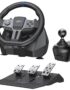 PXN V9 Gen 2 Racing Wheel with Hall Effect Pedals and Shifter, Gaming Steering Wheel for PC, Xbox Series X|S, Xbox One, PS4, Magnetic Sensor, 270°/900° Quick Switch, App Tuning