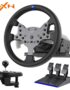 PXN V99 Driving Force Steering Wheel, 3.2Nm Dual-Motor Force Feedback Base, 11.8-inch TPR Rubber Wheel Cover Sim Racing Wheel With Shifter and Pedal, Desk Clamp, for PC, PS4, Xbox One, Xbox Serive X|S