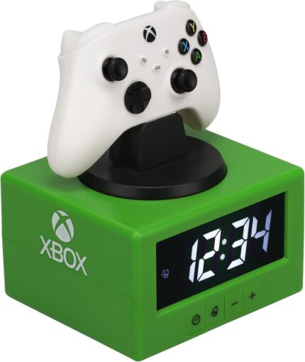 Paladone Xbox Controller Digital Alarm Clock with Night Light Function, Officially Licensed Gaming & Bedroom Décor for Kids, Adults, Boys, Men, Gifts for Gamers