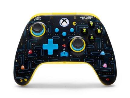 PowerA Wireless Controller for Xbox Series X|S – PAC-MAN SE, hall effect thumbsticks, low latency wireless, officially licensed, works with Xbox One and Windows 10/11