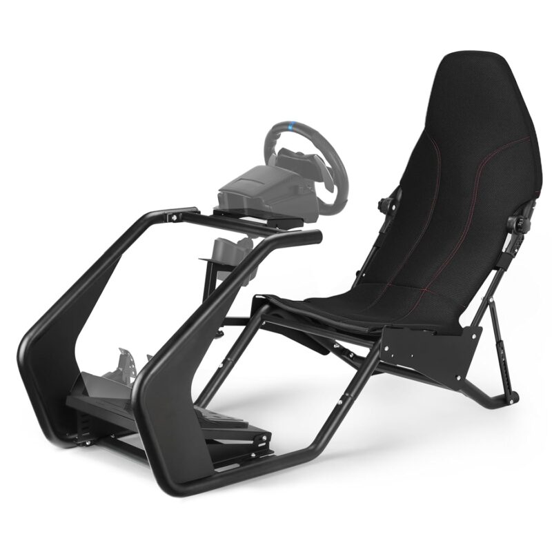 RACGTING Racing Simulator Cockpit for Logitech G PRO Racing Wheel/G29/G920/G923, for FANATEC DD1/DD2,Sim Racing Cockpit for MOZA R9/R3/R12,for Thrustamster T248/T300RS/T-GT/T598/T818