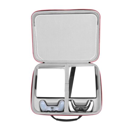 RLSOCO Hard Case for PlayStation 5 Pro,Travel Protective Case for PS5 Pro Console,Controller x2,Charger x1,Portable Screen x1,Game Discs and other Accessories