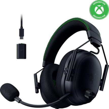 Razer BlackShark V3 Pro Wireless ANC Gaming Headset for Xbox: Full Band Mic – 50mm Drivers – 2.4 GHz, Bluetooth, USB, 3.5mm – Works with PC, Mac, PS5, Nintendo Switch – Long Battery Life – Black