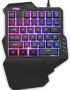 RedThunder One Handed Gaming Keyboard RGB Backlit 35 Keys Portable Mini Gaming Keypad Ergonomic Game Controller for PC Gamer