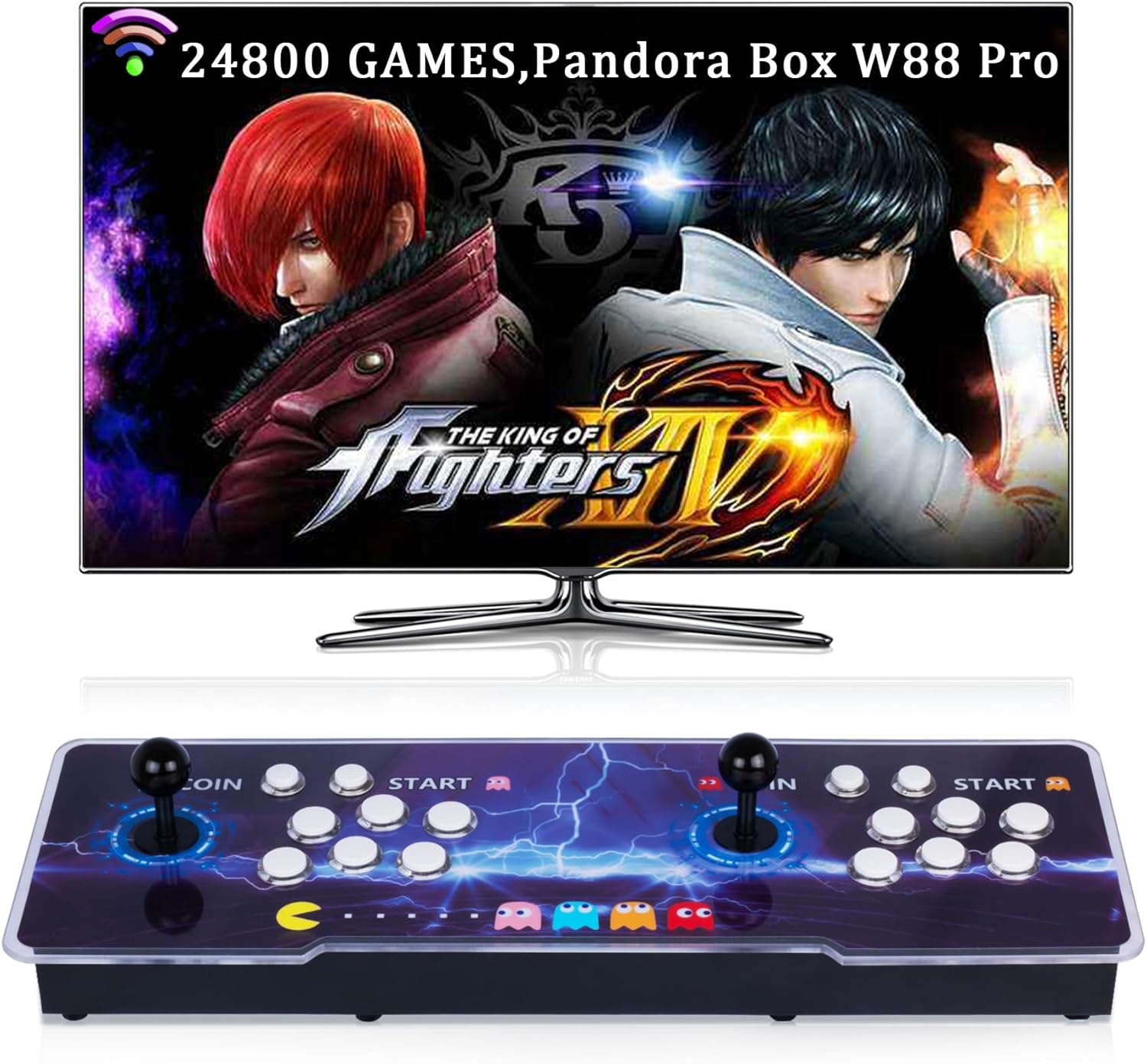 RegiisJoy 24800 in 1 Arcade Game Console WiFi Function Pandora’s Box W88 Pro Classic Retro Game Machine for PC & Projector & TV,1280X720,Search/Hide/Save/Load/Pause Games,Favorite List RegiisJoy 24800 in 1 Arcade Game Console WiFi Function Pandora’s Box W88 Pro Classic Retro Game Machine for PC & Projector & TV,1280X720,Search/Hide/Save/Load/Pause Games,Favorite List