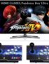 RegiisJoy 50000 in 1 Pandoras Box Ultra Arcade Game Console , Retro Game Machine for PC Projector 4K TV, 3D Games, Search/Save/Load/Pause Games, 1280X720,256G TF, USB-C Charging